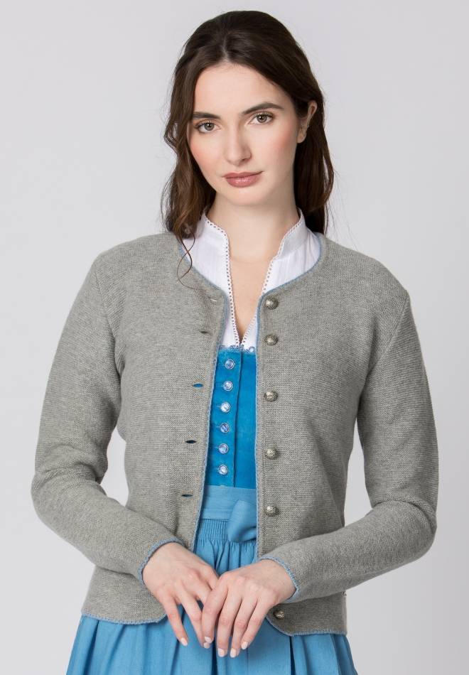 Stockerpoint Jacke Marissa grau-hellblau 34 Tiefpreis