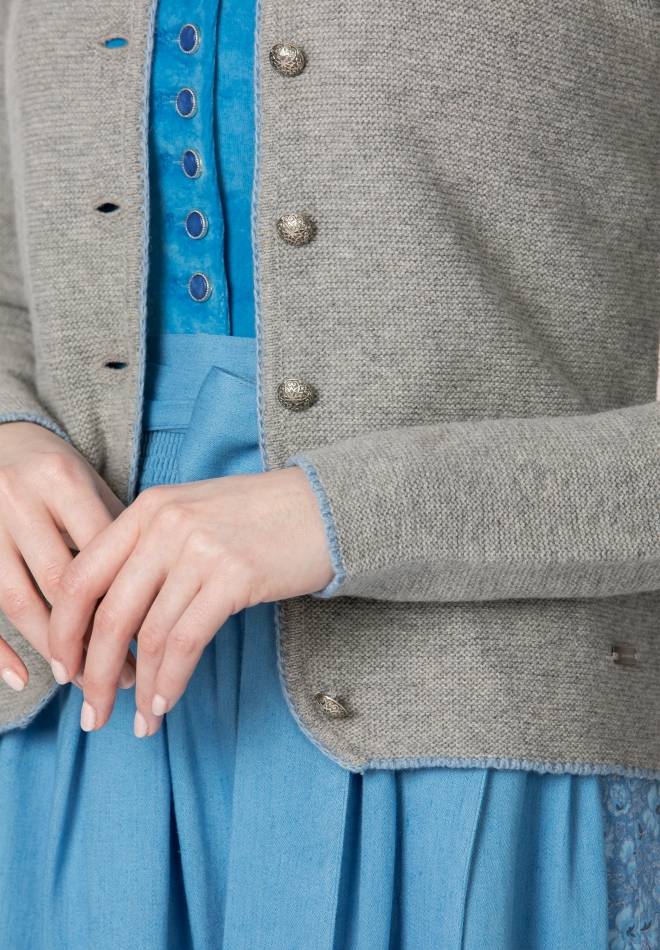 Stockerpoint Jacke Marissa grau-hellblau 34 Tiefpreis