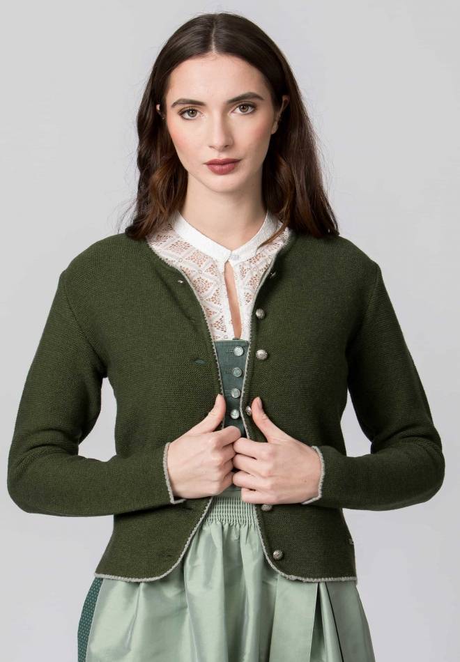Stockerpoint Jacke Marissa moosgrün-grau 34 Wochenangebot