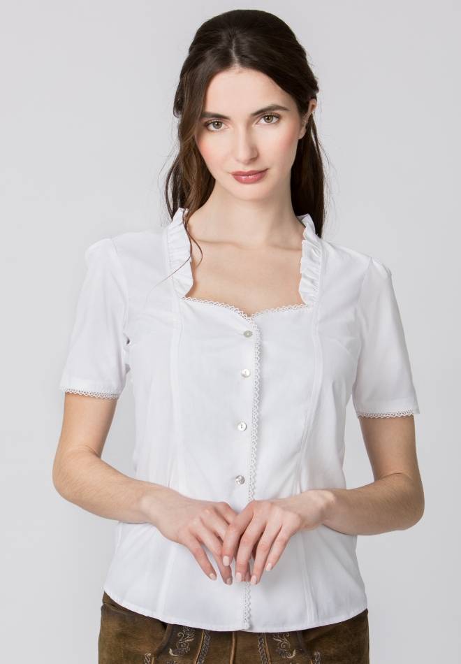 Stockerpoint Bluse Clarissa weiss 34 Discount Store für neue Produkte