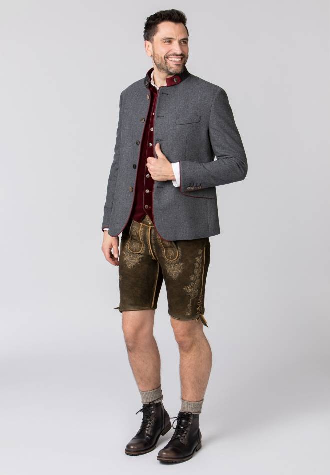 Stockerpoint Jacke Luciano stein-rot 44 Begrenzt auf 3 Tage