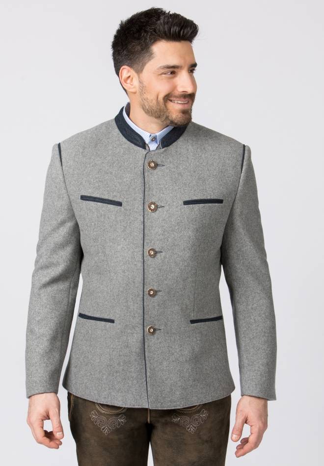 Stockerpoint Jacke Stachus hellgrau-blau 52 50% Rabatt für begrenzte Zeit