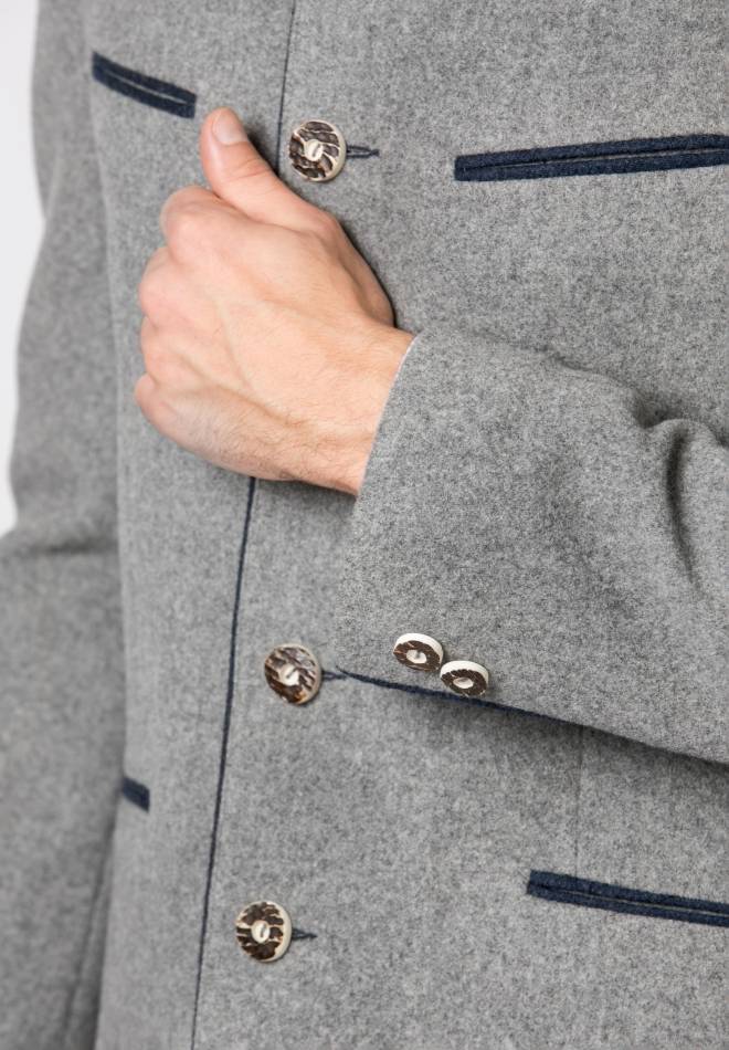 Stockerpoint Jacke Stachus hellgrau-blau 52 50% Rabatt für begrenzte Zeit