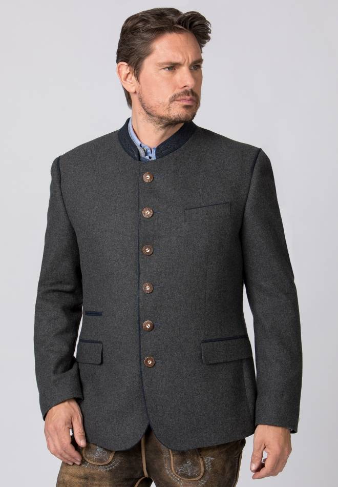 Stockerpoint Jacke Titus grau-blau 46 Outlet