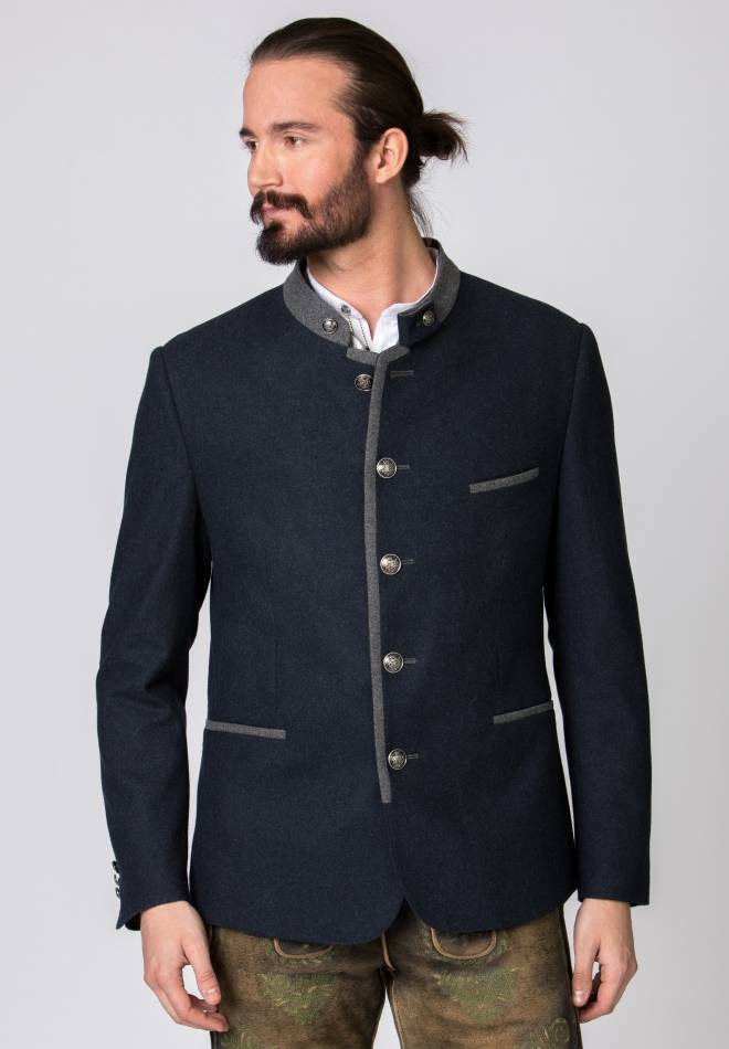 Stockerpoint Jacke Quintus blau-stein 46 Auslauf