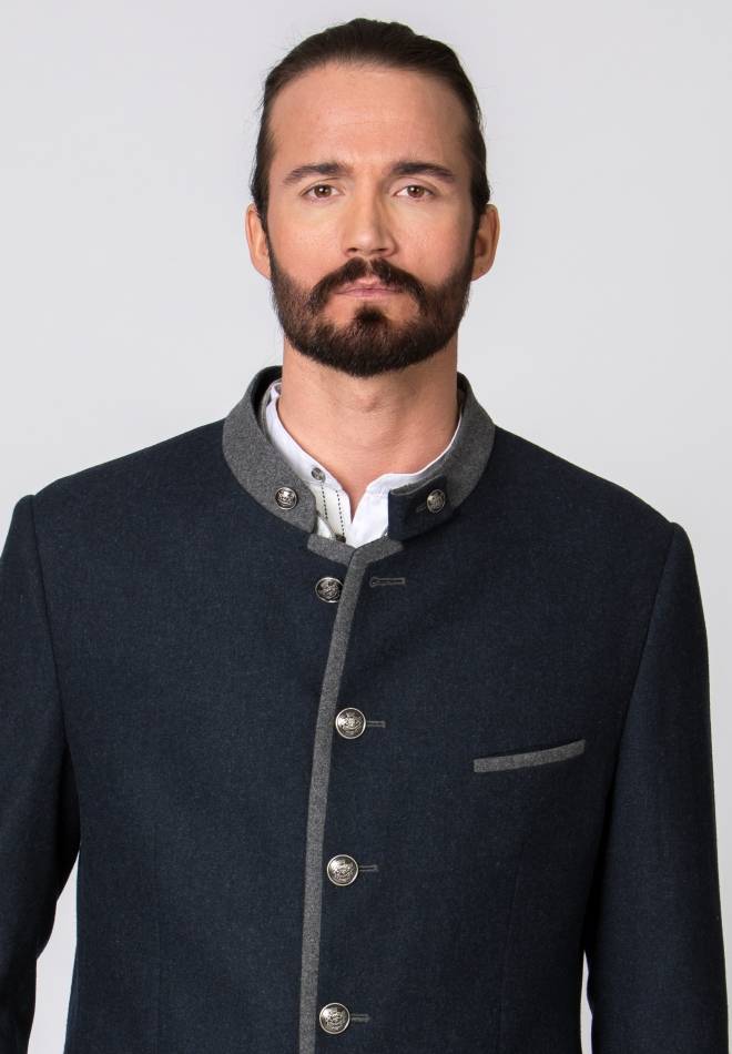 Stockerpoint Jacke Quintus blau-stein 46 Auslauf
