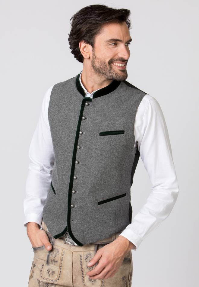 Stockerpoint Weste Alonso grau-forest 56 Cyber Monday