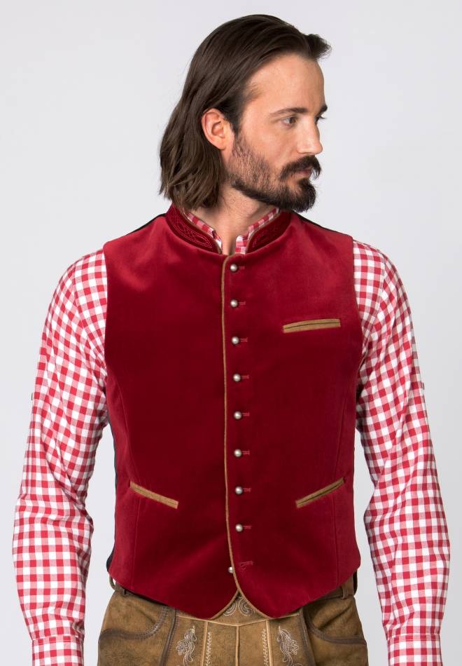 Stockerpoint Weste Ricardo dunkelrot 46 Valentinstagsangebot
