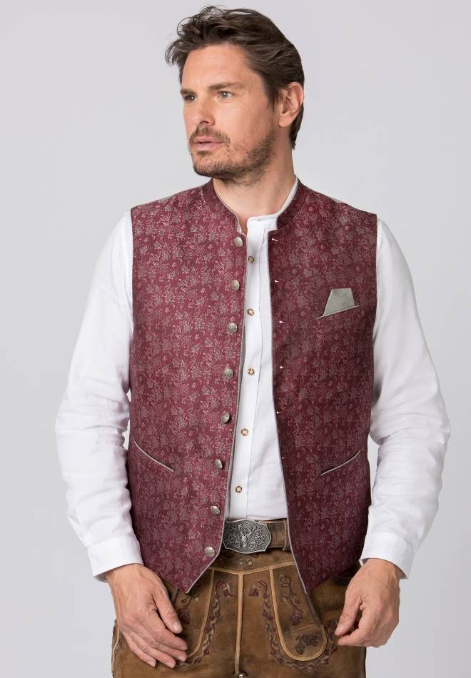 Stockerpoint Weste Edward bordeaux 48 Tiefpreis
