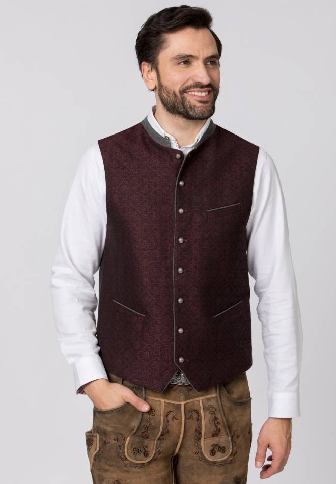 Stockerpoint Weste Marino bordeaux 48 Sonderangebot der Fabrik