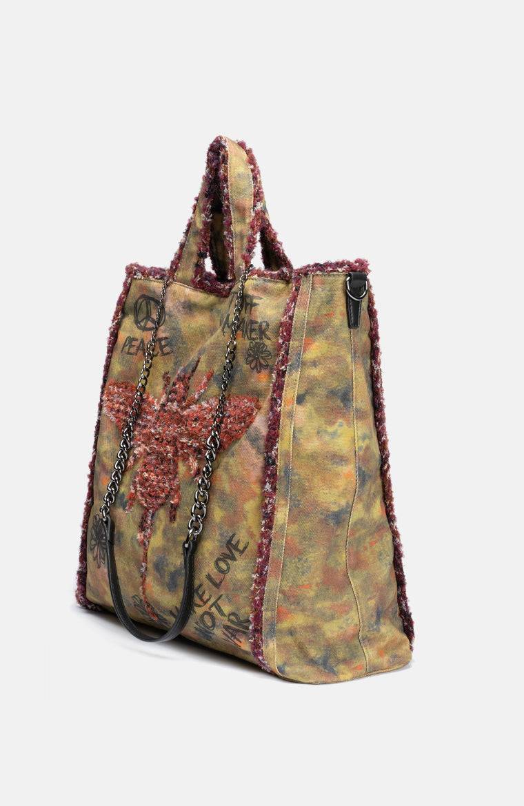 Stuff Maker Iconic Handtasche in Used Khaki Bis zu 60% Rabatt
