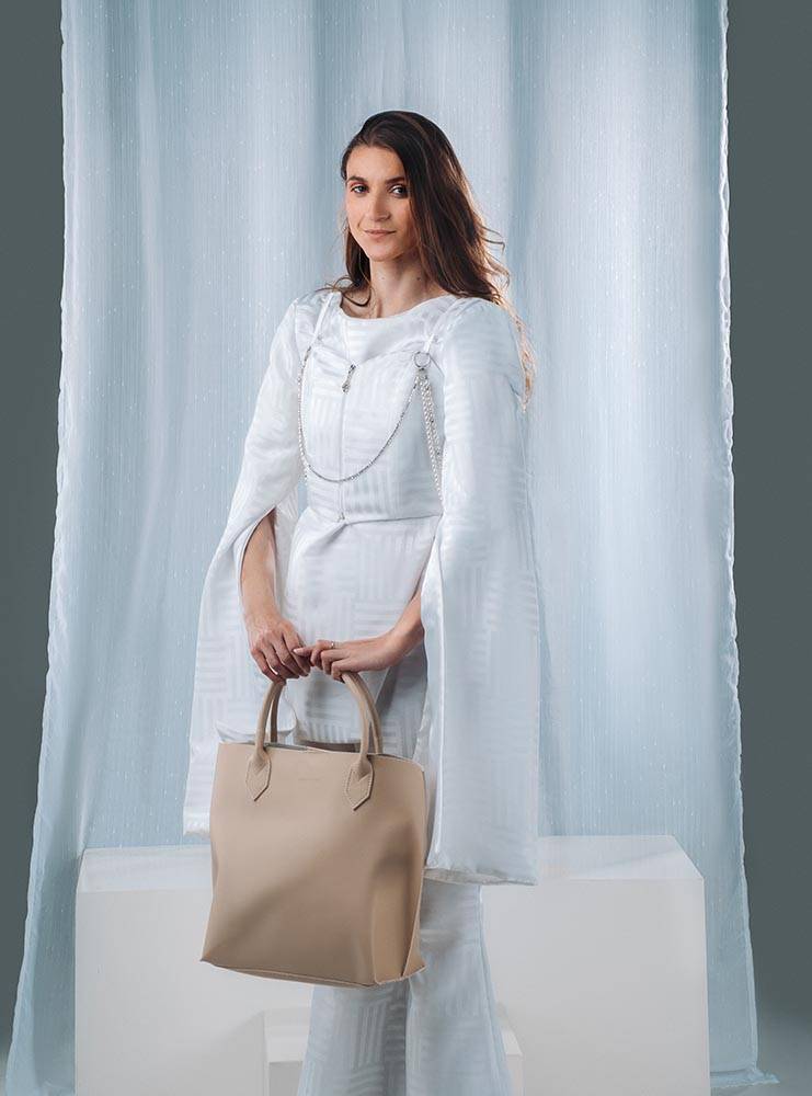 Stuff Maker Shopper Julia in Beige Clearance-Verkauf