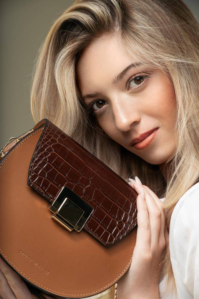 Stuff Maker Crossbody bag Janet in Cognac/Braun 50% Rabatt für begrenzte Zeit