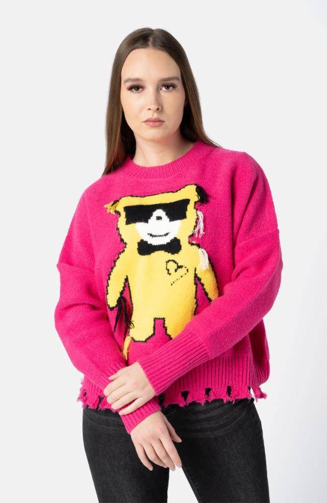 Stuff Maker Icon Pullover in Pink - S/M Limitierter Zeitrabatt