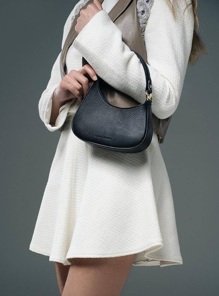 Stuff Maker Handtasche Luisa in Schwarz Preisnachlass