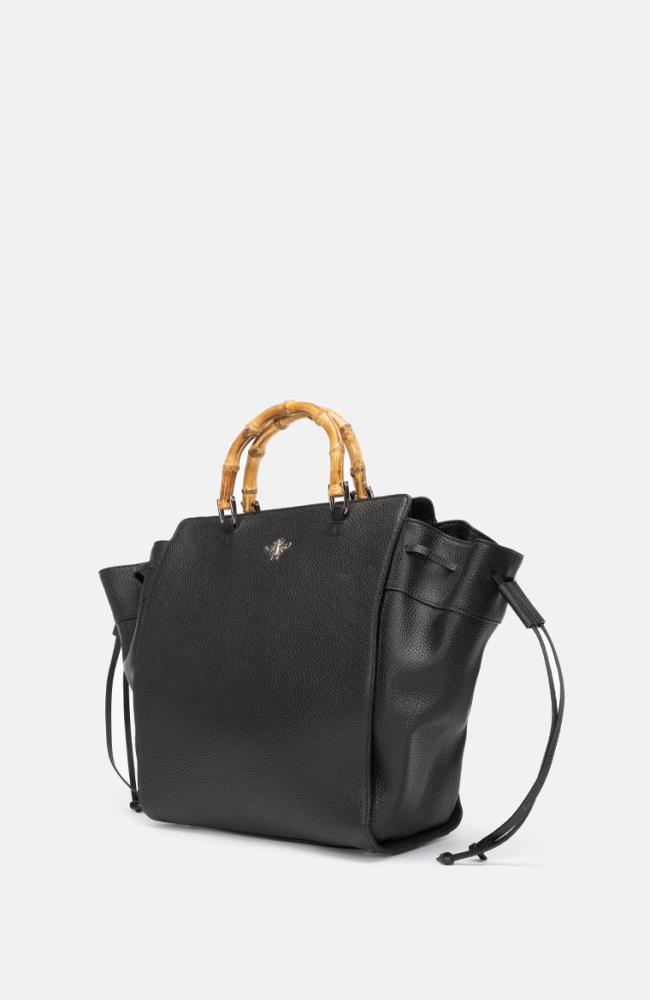 Stuff Maker Shopper mit Bambus Grif in Schwarz Osterangebot
