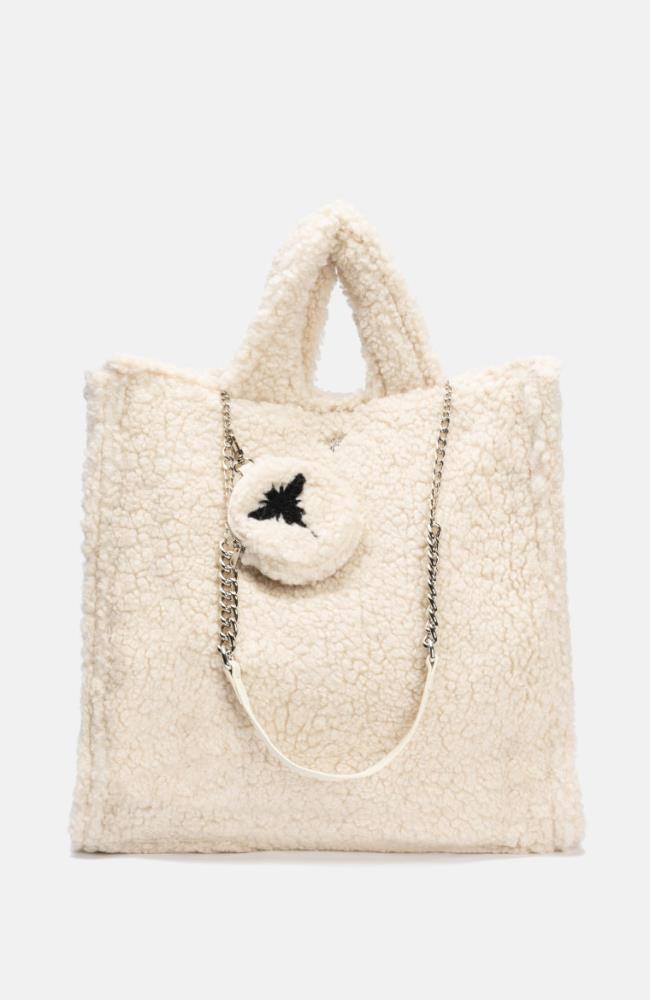 Stuff Maker Teddy Handbag in Weiß Super Sparpreis