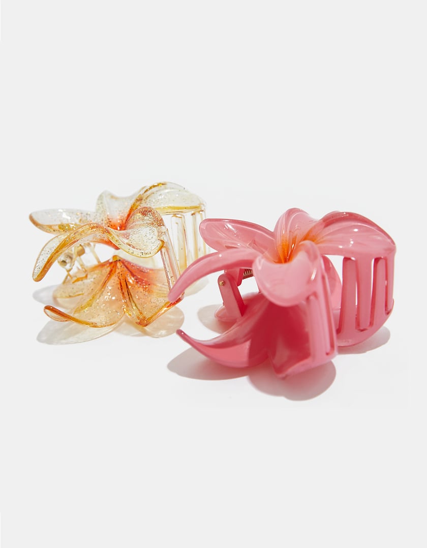 Tally Weijl 2er Pack Blumen Haarspangen Sonderangebot der Fabrik